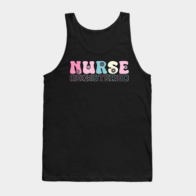 Registered Nurse: Officially Awesome Tank Top by chems eddine